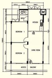 Blk 24 Eunos Crescent (Geylang), HDB 3 Rooms #616599081